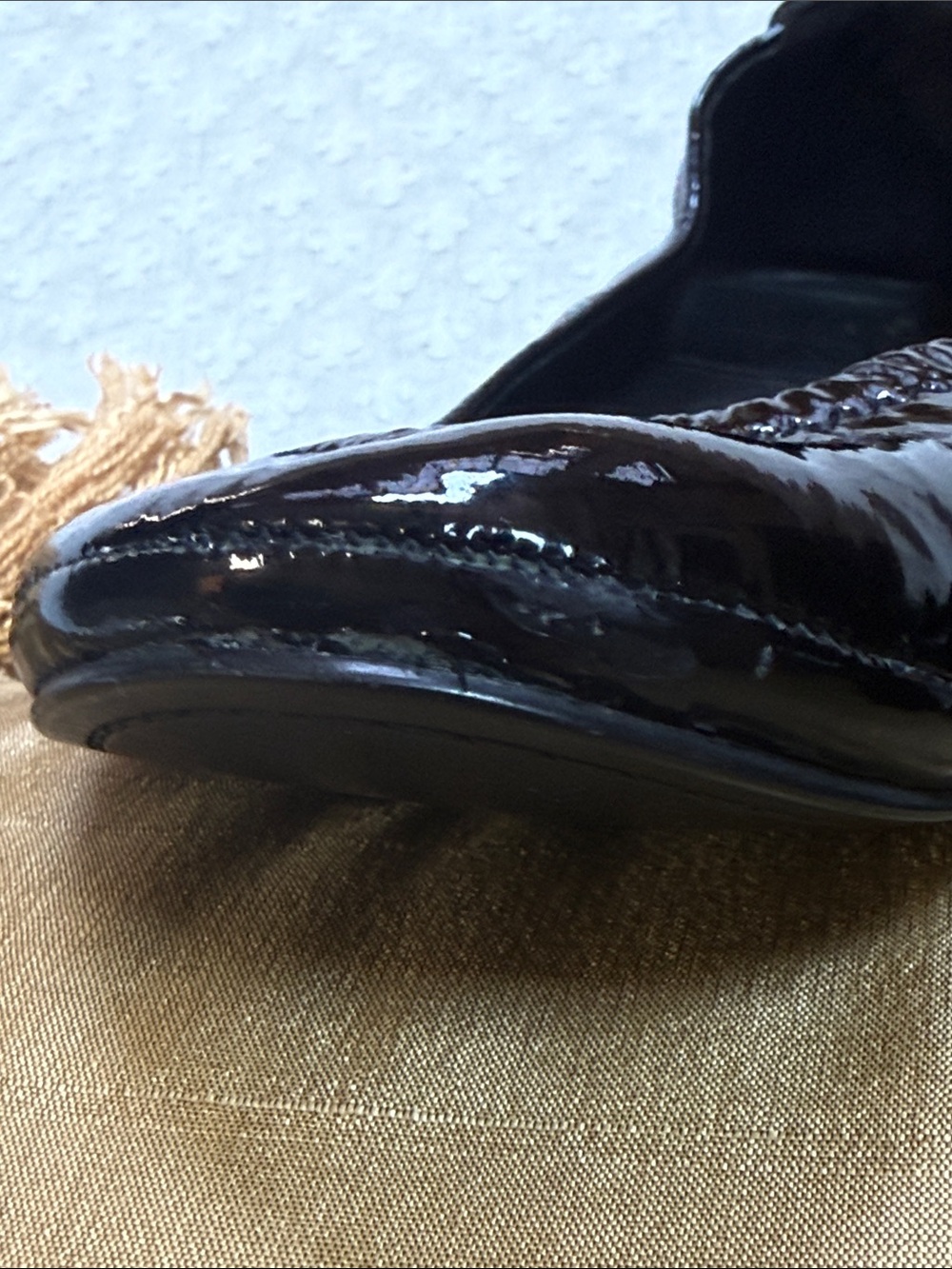 Tory Burch Eddie patent leather ballet flats size 9 - Picture 9 of 15